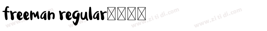 freeman regular字体转换 freeman regular字体转换